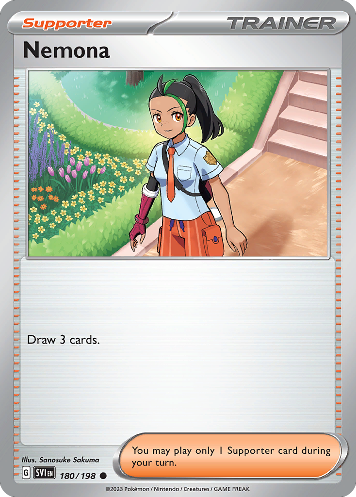 Nemona – Scarlet & Violet 180/198 Pokémon card
