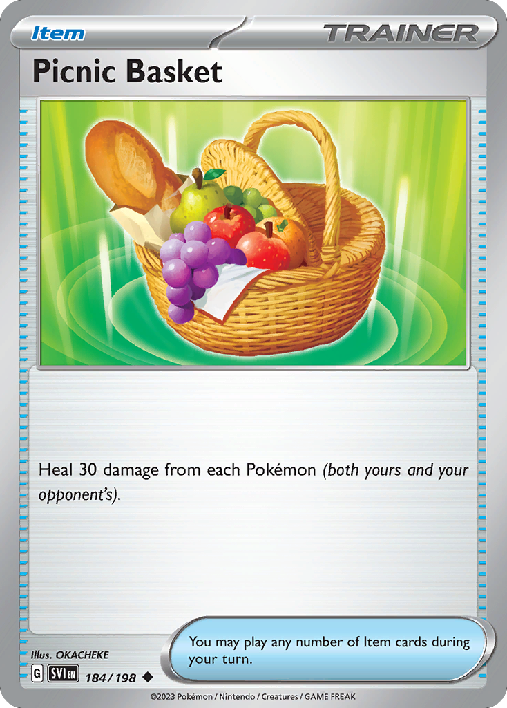 Picnic Basket – Scarlet & Violet 184/198 Pokémon card
