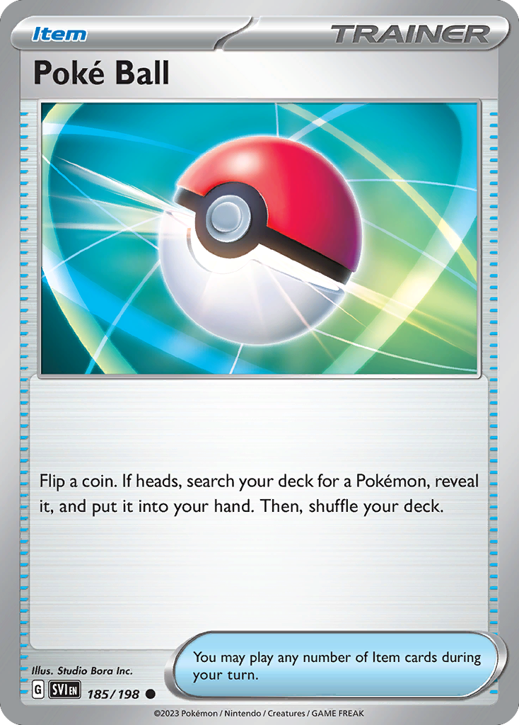 Poké Ball – Scarlet & Violet 185/198 Pokémon card