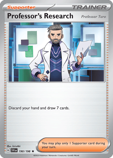 Professor's Research (Professor Turo) - Scarlet & Violet 190