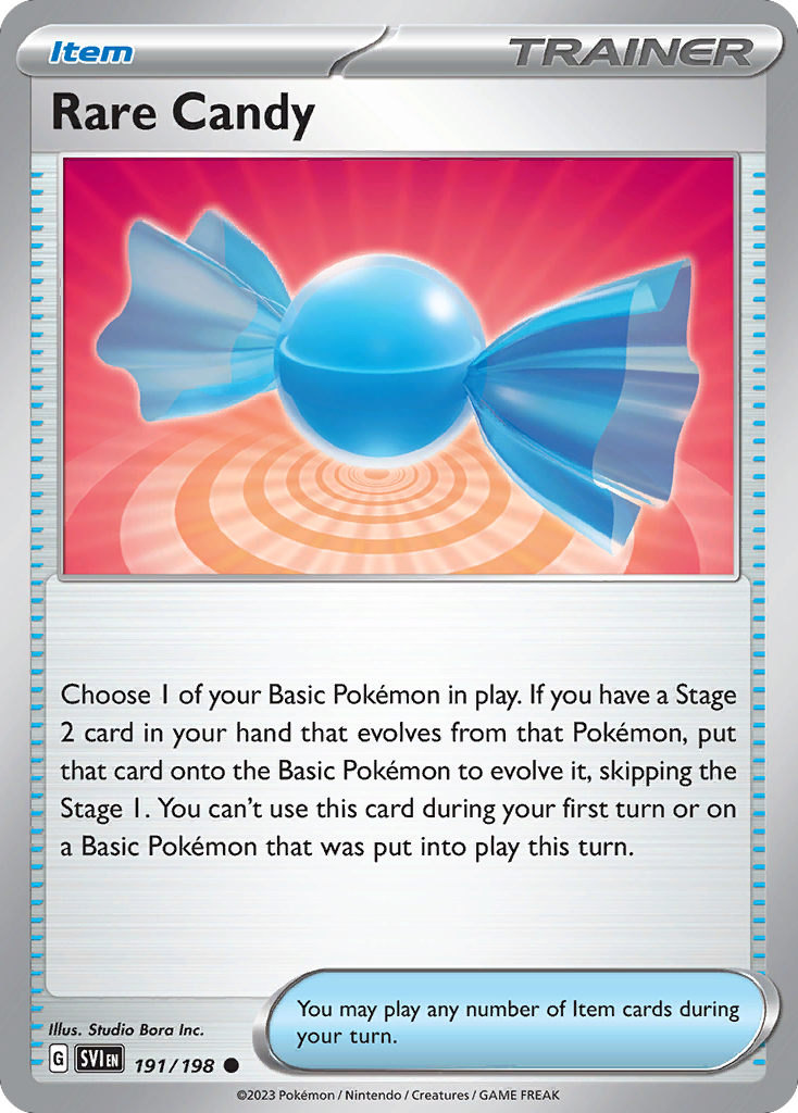 Rare Candy – Scarlet & Violet 191/198 Pokémon card