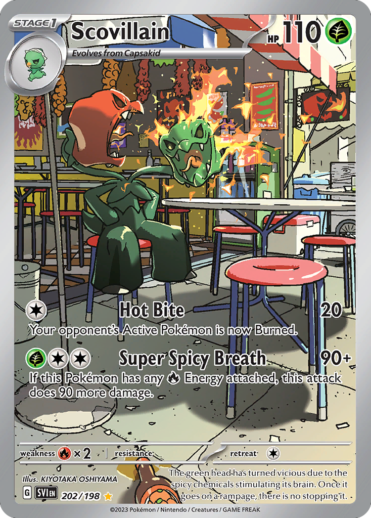 Scovillain – Scarlet & Violet 202/198 Pokémon card