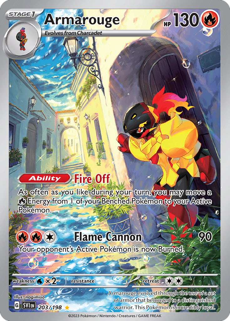 Armarouge – Scarlet & Violet 203/198 Pokémon card