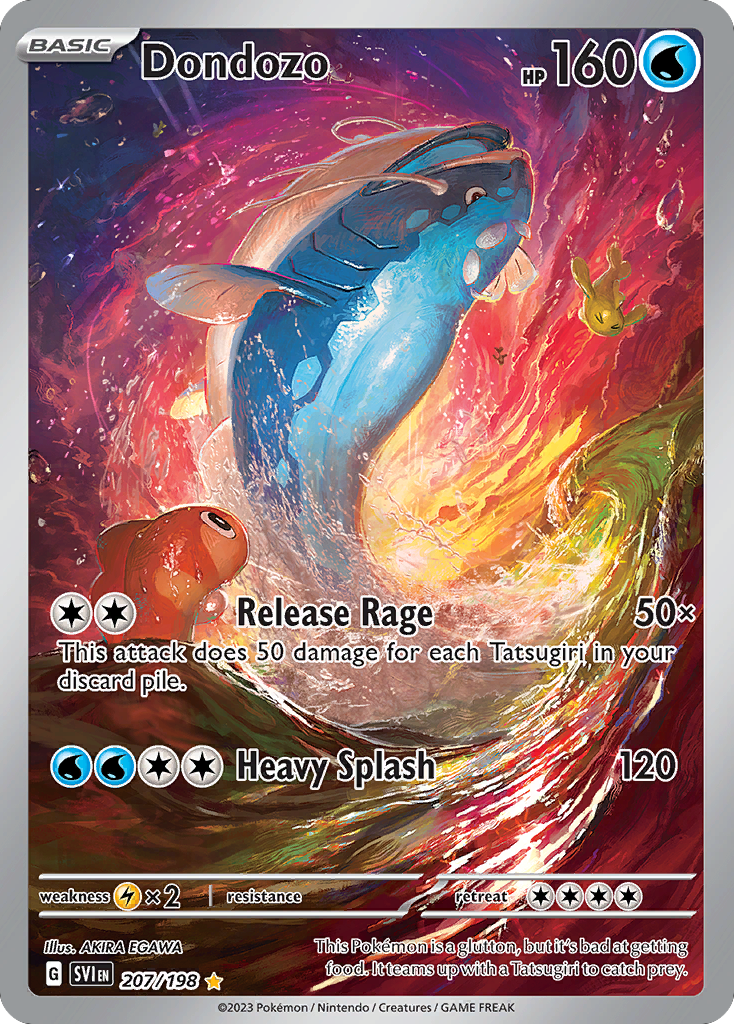 Dondozo – Scarlet & Violet 207/198 Pokémon card