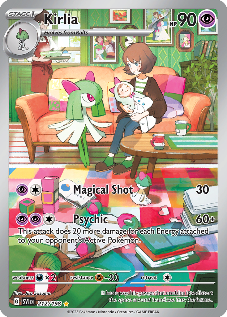 Kirlia – Scarlet & Violet 212/198 Pokémon card