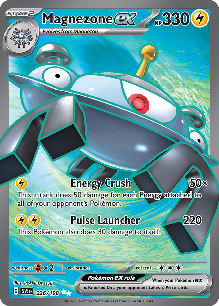 Magnezone ex – Scarlet & Violet 226/198 Pokémon card