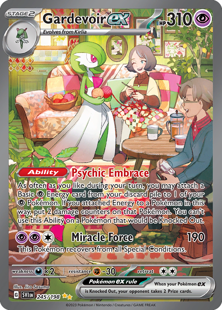 Gardevoir ex – Scarlet & Violet 245/198 Pokémon card