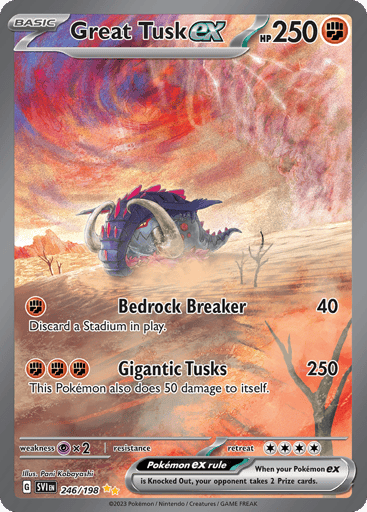 Great Tusk ex - Scarlet & Violet 246