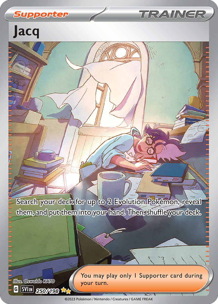 Jacq – Scarlet & Violet 250/198 Pokémon card
