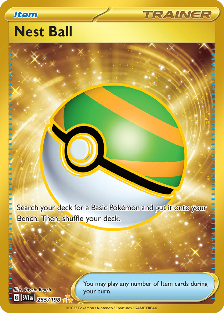 Nest Ball – Scarlet & Violet 255/198 Pokémon card
