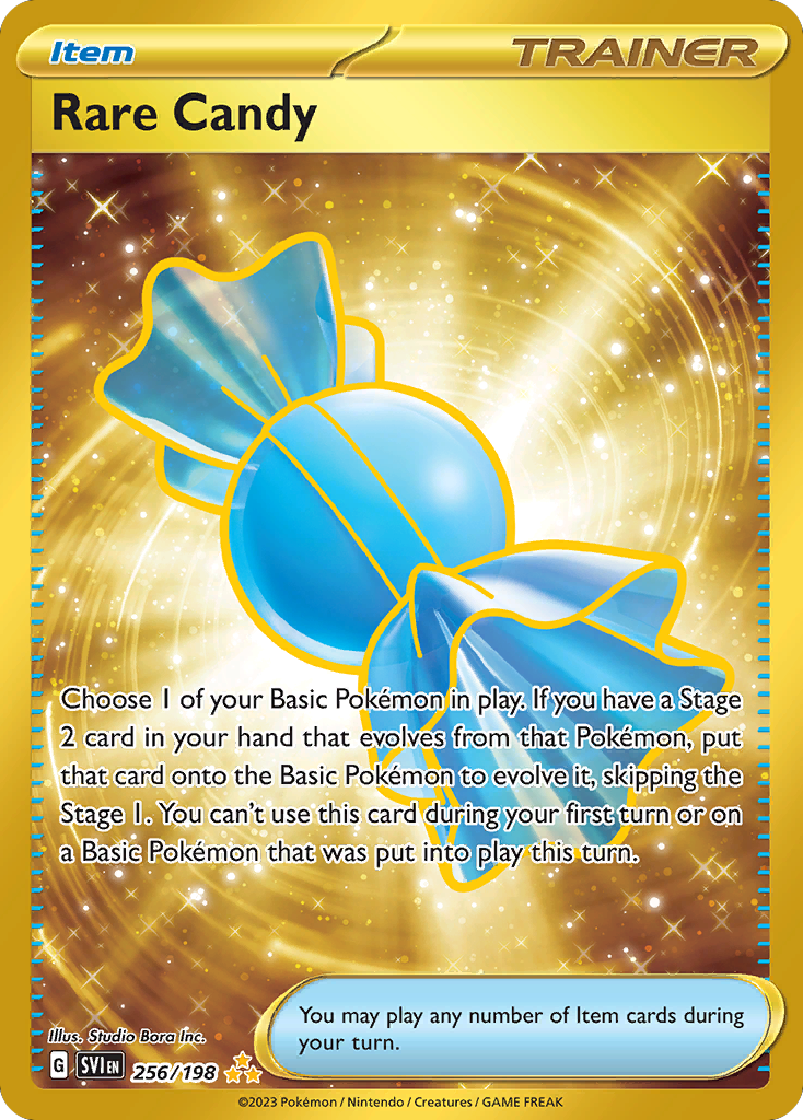 Rare Candy – Scarlet & Violet 256/198 Pokémon card