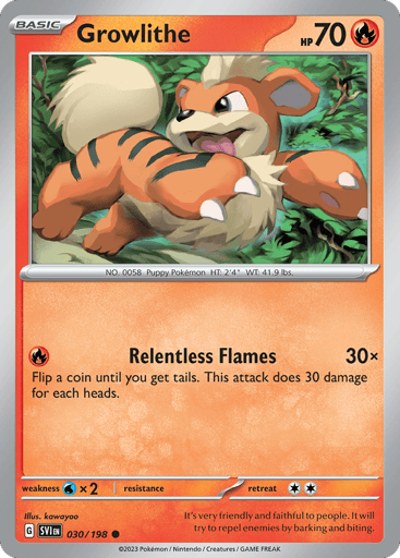 Growlithe - Scarlet & Violet 30