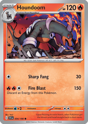 Houndoom - Scarlet & Violet 34