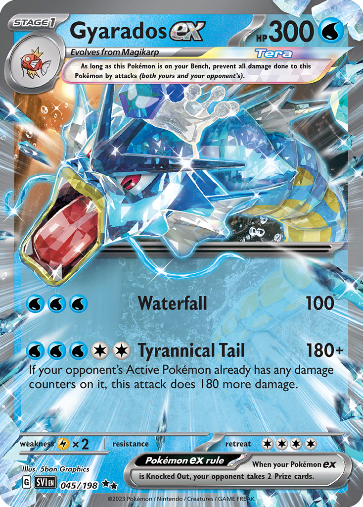 Gyarados ex – Scarlet & Violet 045/198 Pokémon card