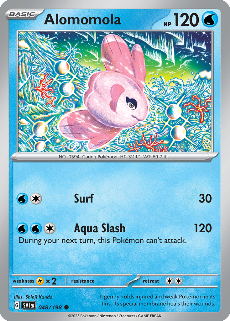 Alomomola – Scarlet & Violet 048/198 Pokémon card