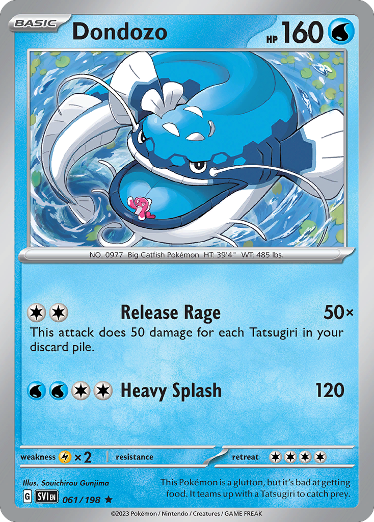 Dondozo – Scarlet & Violet 061/198 Pokémon card
