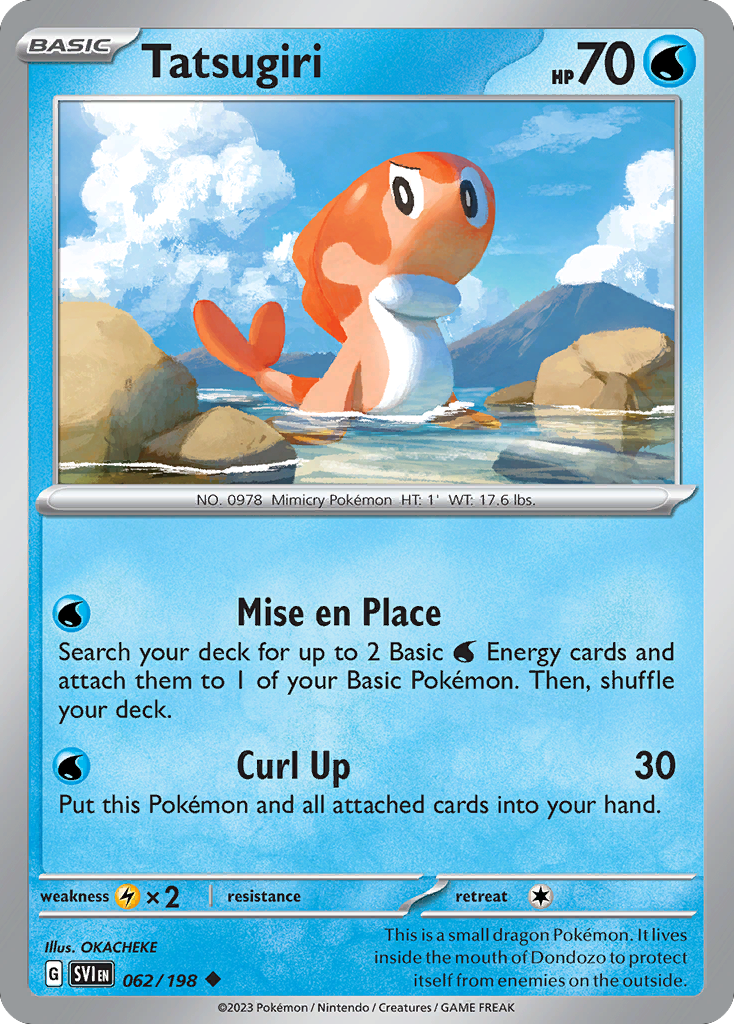 Tatsugiri – Scarlet & Violet 062/198 Pokémon card
