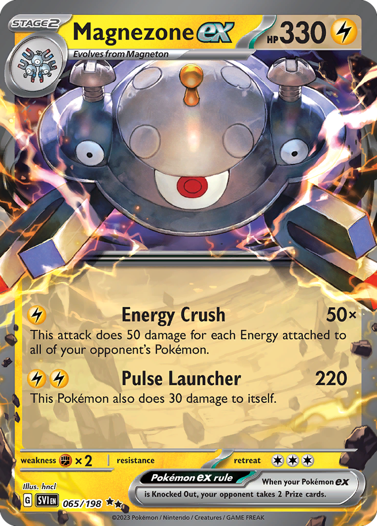 Magnezone ex – Scarlet & Violet 065/198 Pokémon card