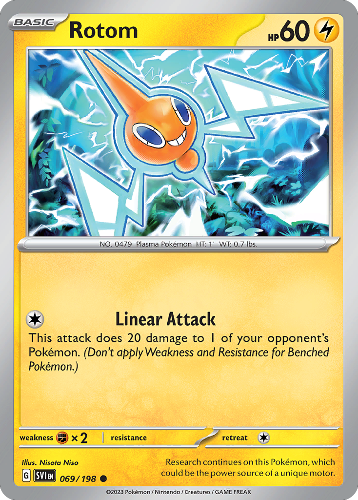 Rotom – Scarlet & Violet 069/198 Pokémon card