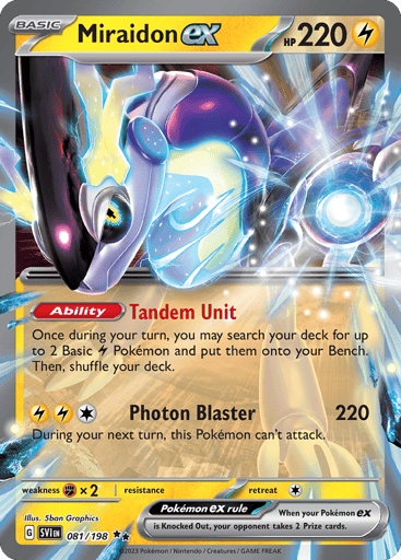 Miraidon ex - Scarlet & Violet 81