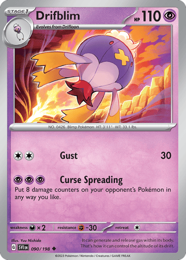 Drifblim - Scarlet & Violet 90