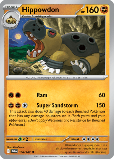 Hippowdon - Destined Rivals 106