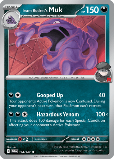 Team Rocket's Muk - Destined Rivals 124