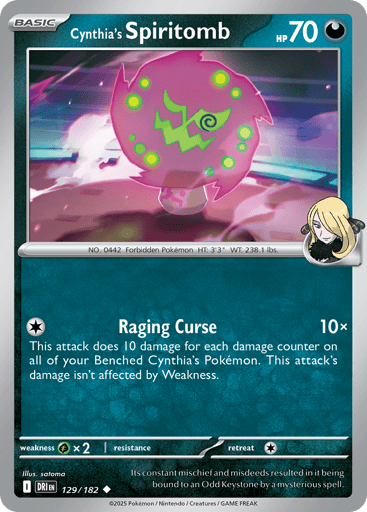 Cynthia's Spiritomb - Destined Rivals 129