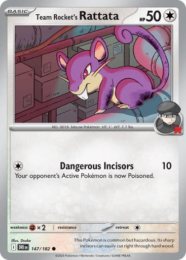 Team Rocket's Rattata - Destined Rivals 147