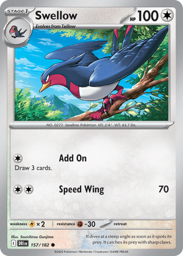 Swellow - Destined Rivals 157