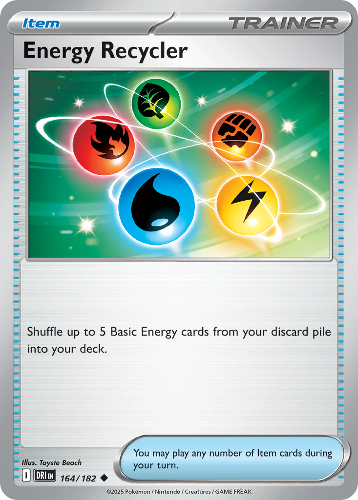 Energy Recycler – Destined Rivals 164/182 Pokémon card