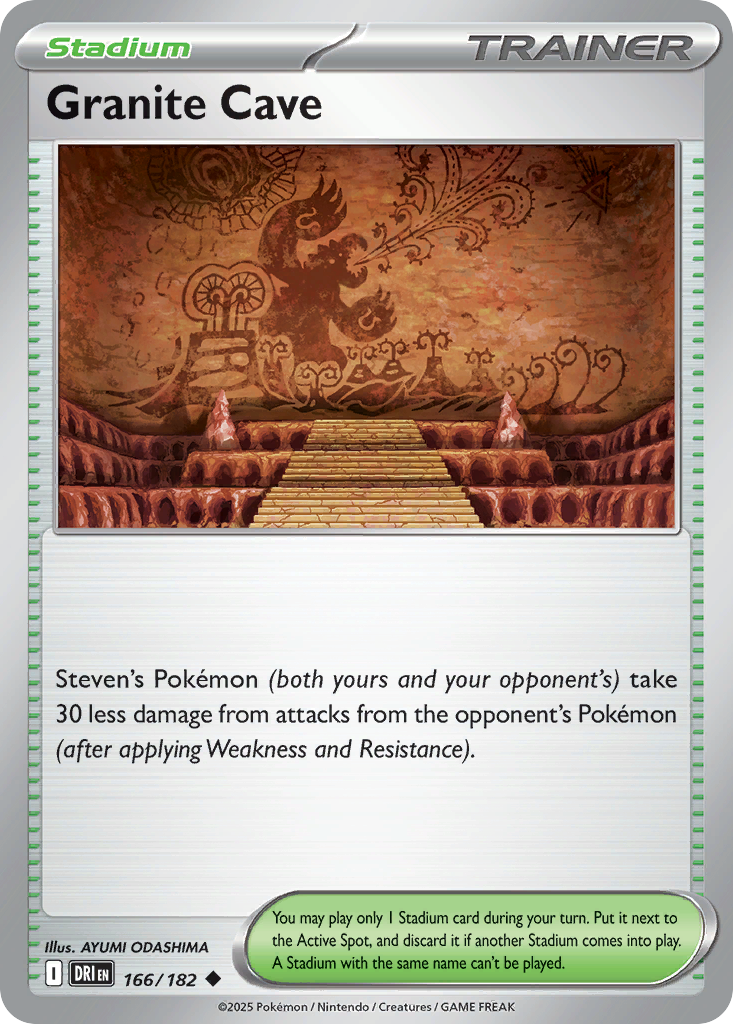 Granite Cave – Destined Rivals 166/182 Pokémon card