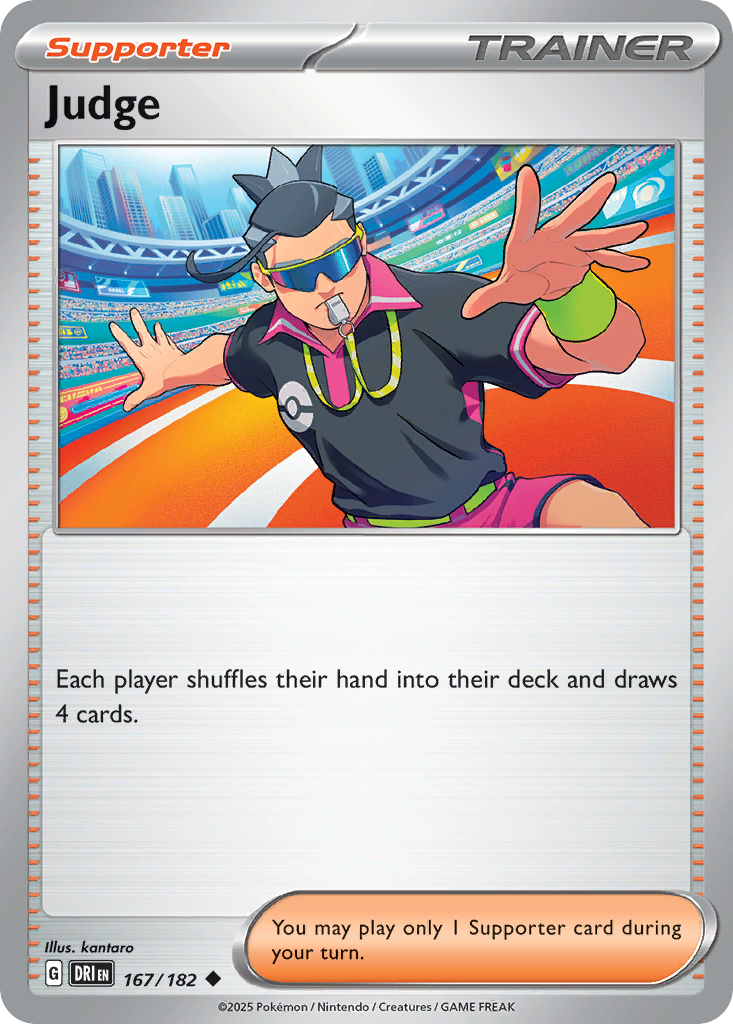 Judge – Destined Rivals 167/182 Pokémon card