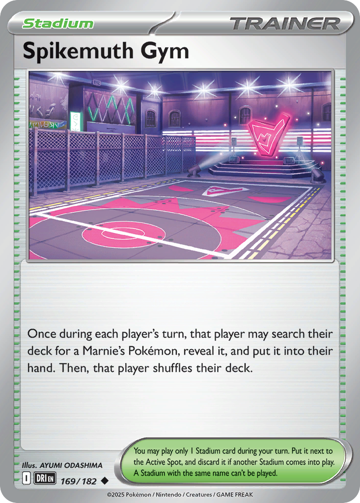 Spikemuth Gym – Destined Rivals 169/182 Pokémon card