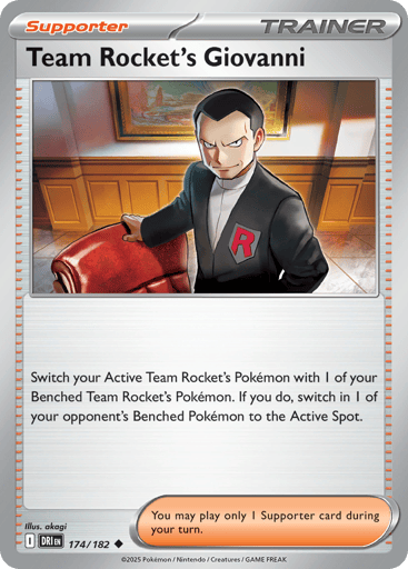 Team Rocket's Giovanni - Destined Rivals 174