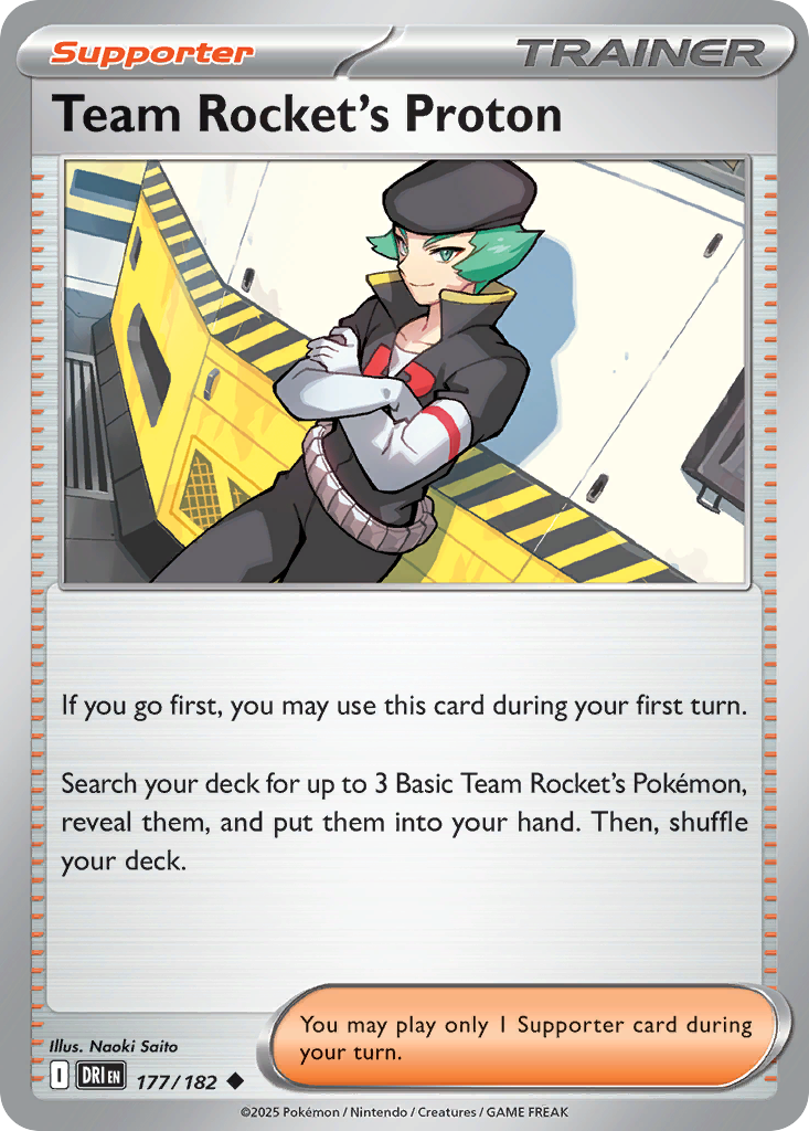 Team Rocket's Proton – Destined Rivals 177/182 Pokémon card