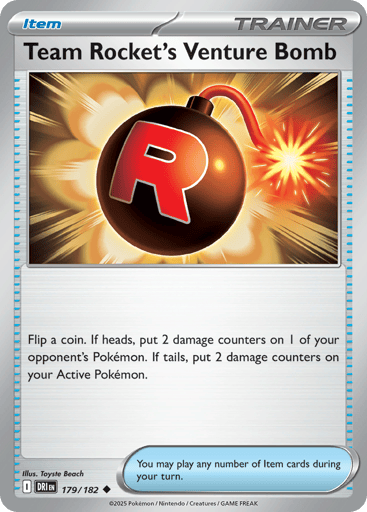 Team Rocket's Venture Bomb - Destined Rivals 179