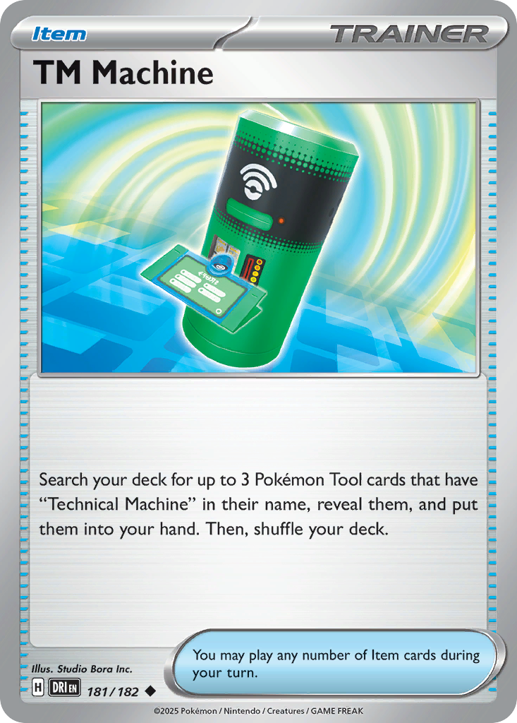 TM Machine – Destined Rivals 181/182 Pokémon card
