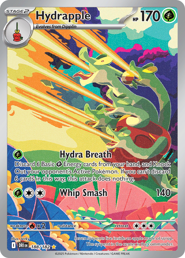 Hydrapple – Destined Rivals 188/182 Pokémon card