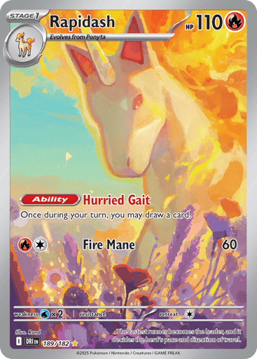 Rapidash - Destined Rivals 189
