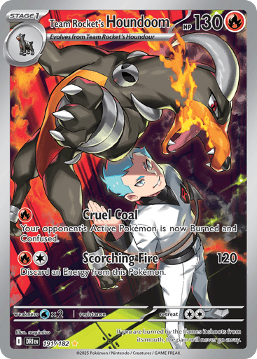 Team Rocket's Houndoom - Destined Rivals 191