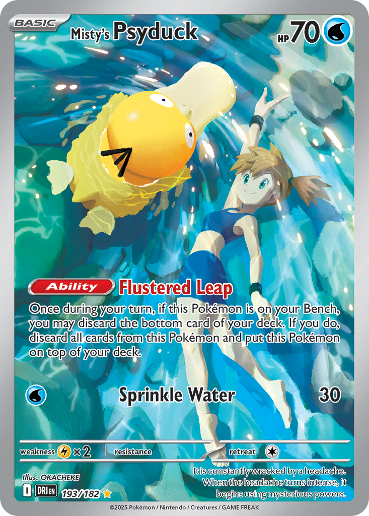 Misty's Psyduck – Destined Rivals 193/182 Pokémon card
