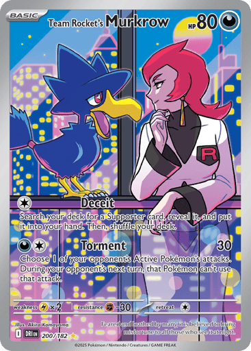 Team Rocket's Murkrow - Destined Rivals 200