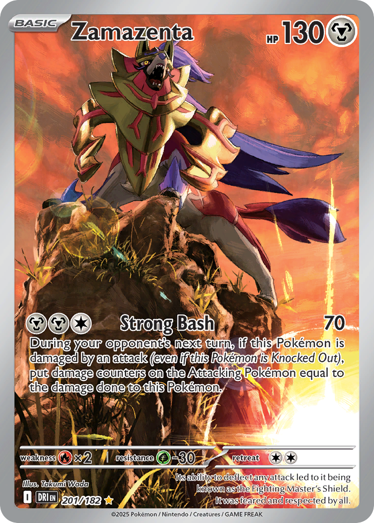Zamazenta – Destined Rivals 201/182 Pokémon card