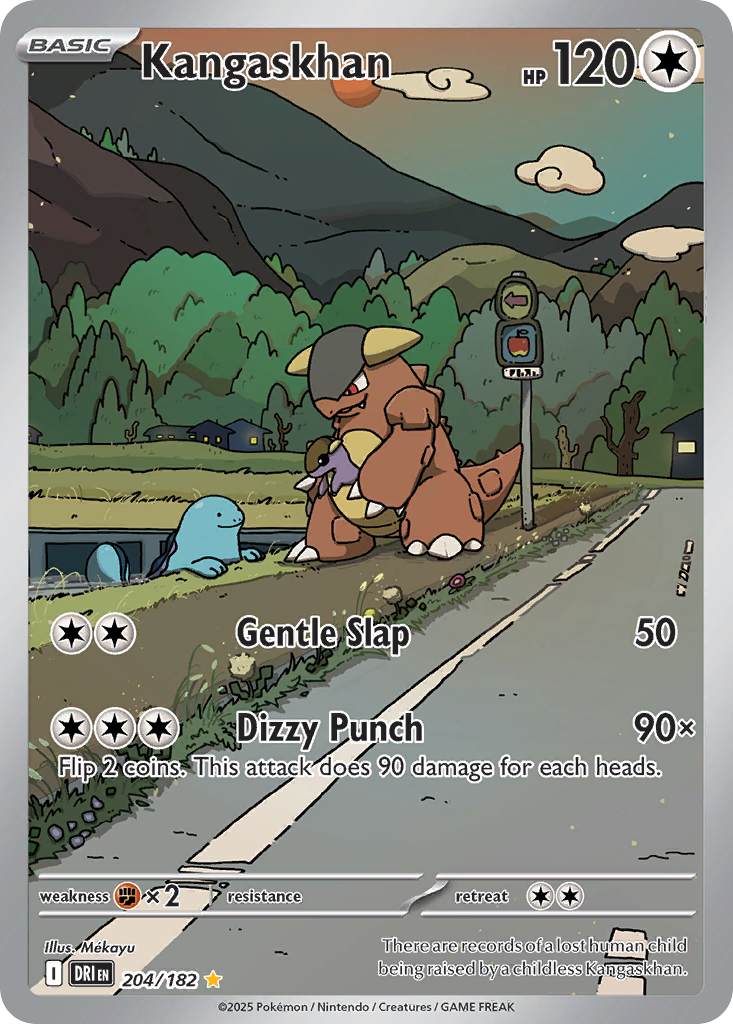 Kangaskhan – Destined Rivals 204/182 Pokémon card
