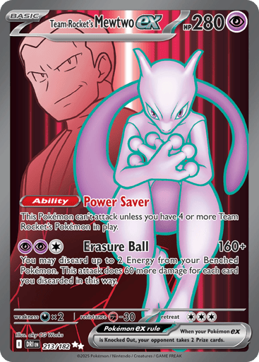 Team Rocket's Mewtwo ex - Destined Rivals 213