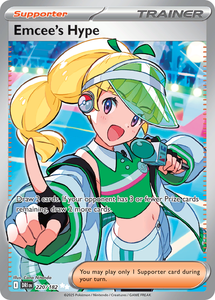 Emcee's Hype – Destined Rivals 220/182 Pokémon card