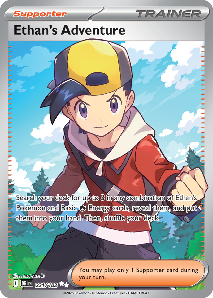 Ethan's Adventure – Destined Rivals 221/182 Pokémon card
