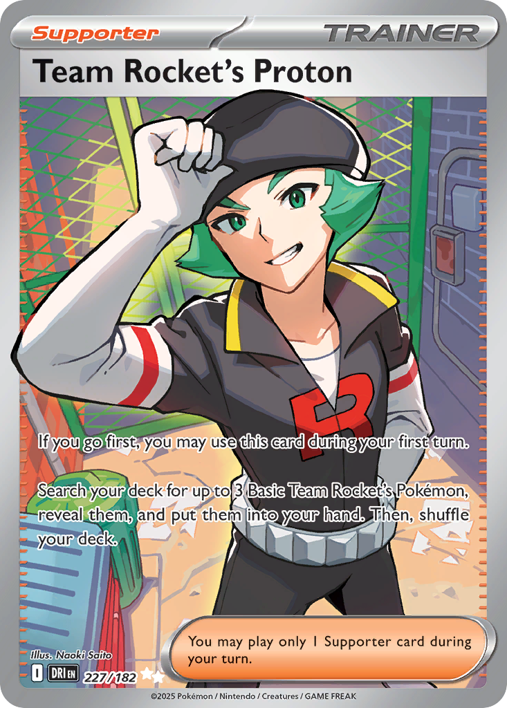 Team Rocket's Proton – Destined Rivals 227/182 Pokémon card