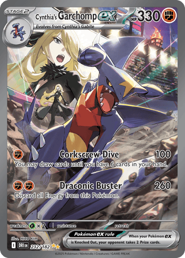 Cynthia's Garchomp ex - Destined Rivals 232